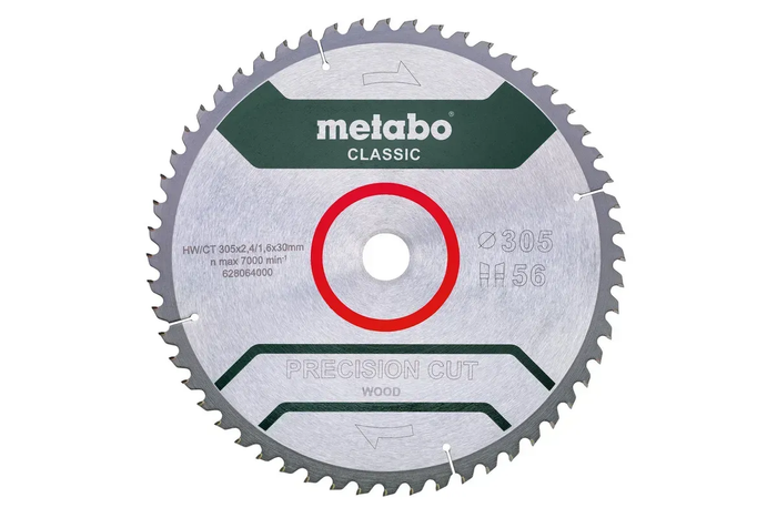 Пиляльний диск Metabo по дереву 305x30x2.4, 56 зубів 628064000 фото