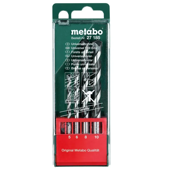 Набір універсальних свердл Metabo 4 предмета 627185000 фото