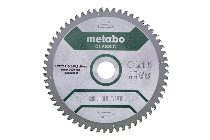 Пиляльний диск Metabo по дереву Cordless cut Сlassic 254x30x2.2, 48 зубів 628690000 фото
